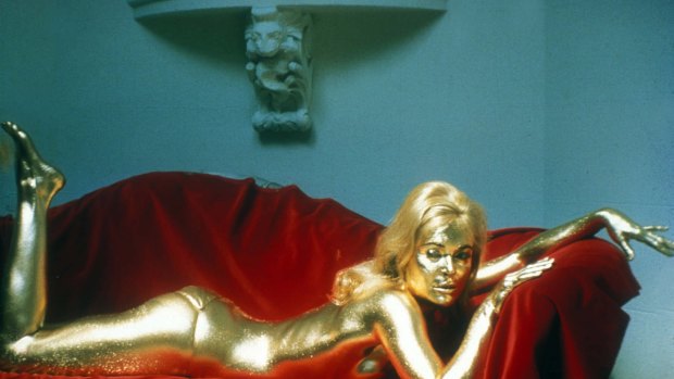 Golden girl Jill Masterton (Shirley Eaton) in Goldfinger.