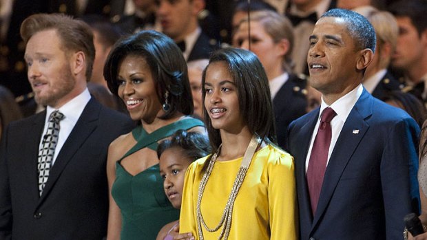 The Obamas have also come under fire for a concert treat by boy band The Jonas Brothers for their daughters Malia and Sasha.
