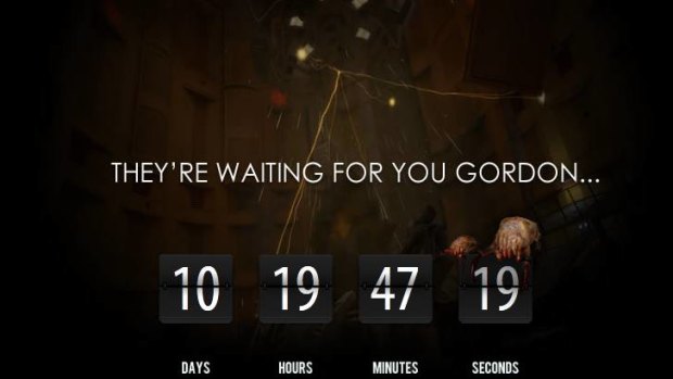 Half-Life fans who have waited years for the fan-made Black Mesa mod are now being taunted with this countdown.