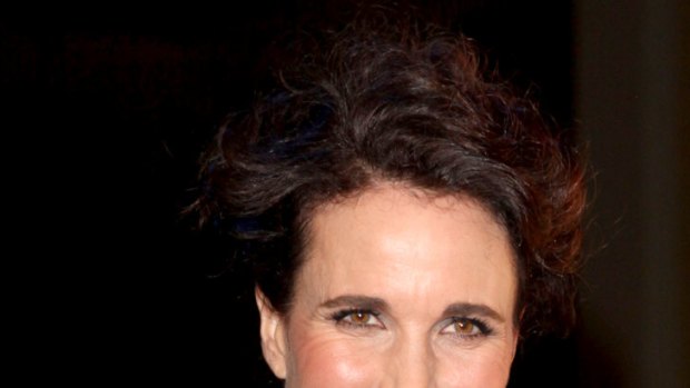 More beautiful by the year ... 52-year-old L'Oreal model Andie MacDowell.