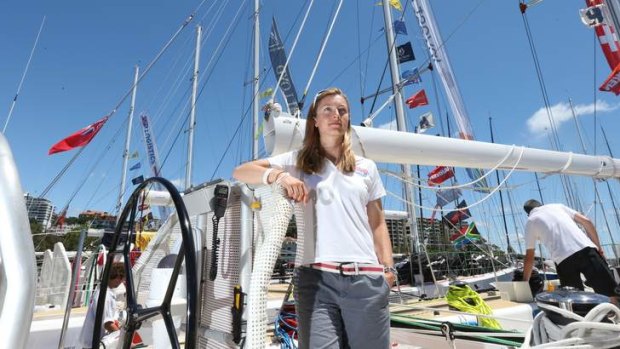 Undaunted: Clipper skipper Vicky Ellis will pilot 70-footer Switzerland in the Sydney to Hobart.