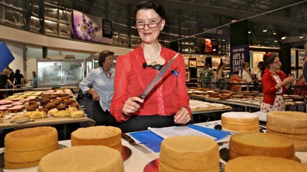 "Not every cake can be perfect": Brigid Treloar, cake judge.