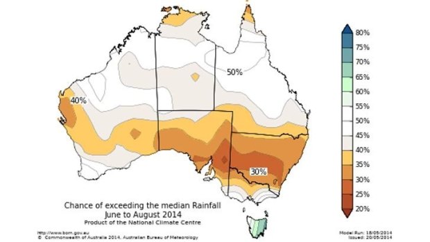 Drier conditions are likely for almost all of Australia.