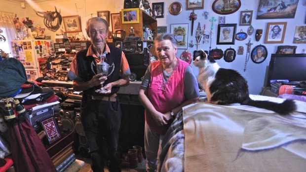 Kevin and Val Ross are avid collectors, but reject the label ''hoarders''.