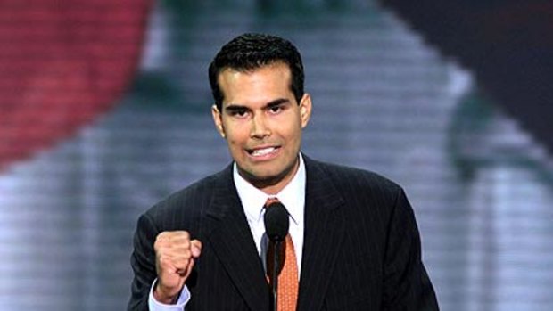 George Prescott Bush speaks at the Republican National Convention in 2004.