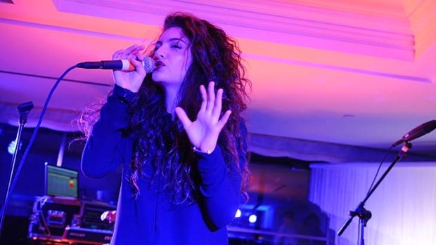Kiwi sensation: Singer Lorde.