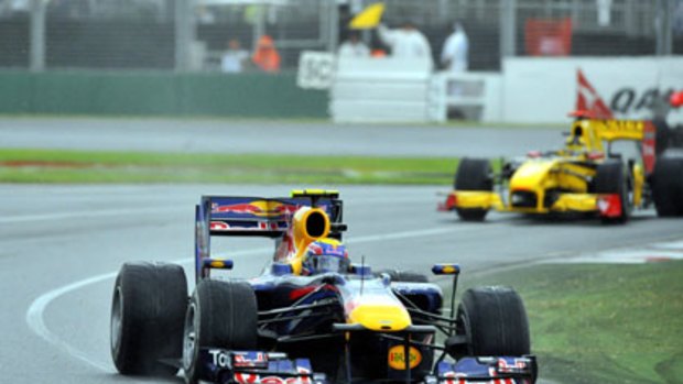 Red Bull's Mark Webber during this year's Australian Grand Prix in Melbourne.