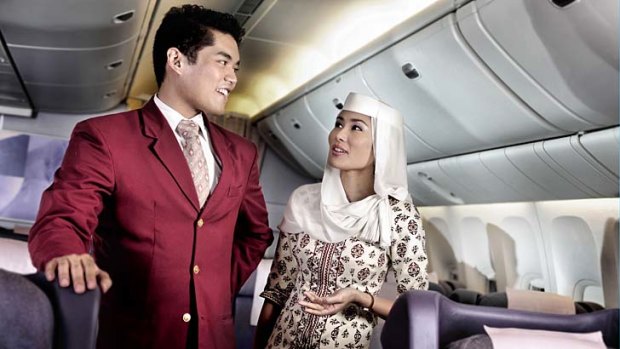 Royal Brunei's planes may be a little tired, but the cabin crew is top notch.