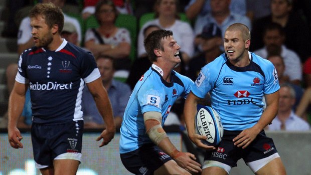 The Waratahs' win over the Melbourne Rebels earlier this season features in the first episode of <i>The Code</i>.