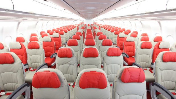 AirAsia's seats are stylish, for a low-cost outfit.