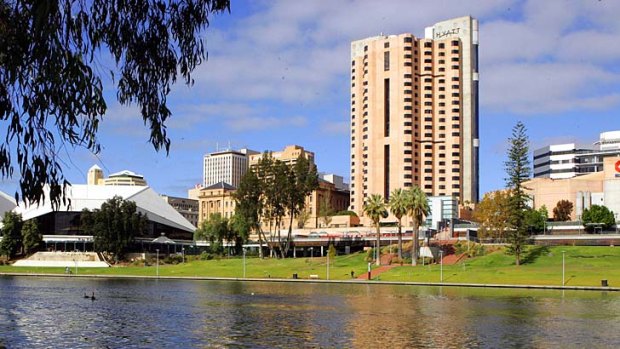 Best city: Adelaide (pictured) was named the most liveable city in Australia followed by Canberra and Hobart.