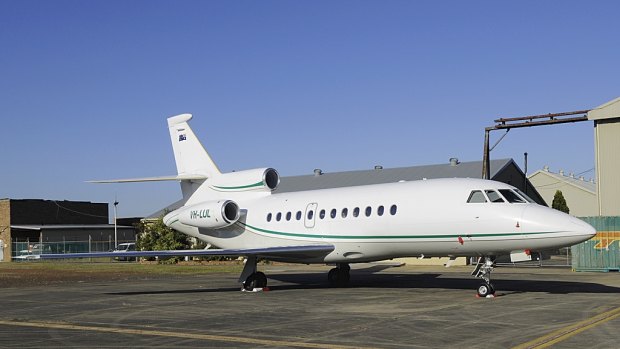 Nathan Tinkler's Dassault Falcon 900C was impounded in 2012.