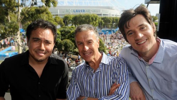 Sam Pang, Santo Cilauro and Ed Kavalee have reunited for <i>Santo, Sam and Ed's Sports Fever!</i>