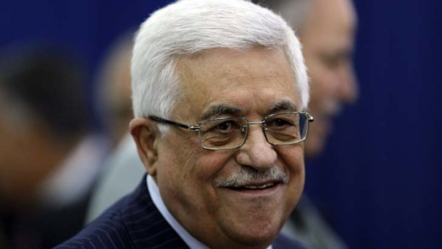 "Undermining" attempts to renew peace talks ... Palestinian President Mahmoud Abbas.