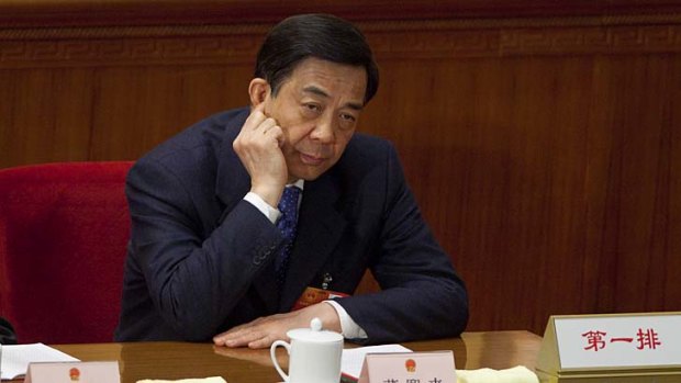On trial: Bo Xilai.