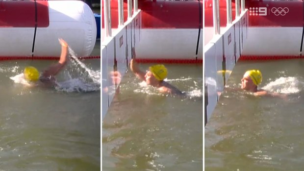 Aussie narrowly misses gold in marathon swim