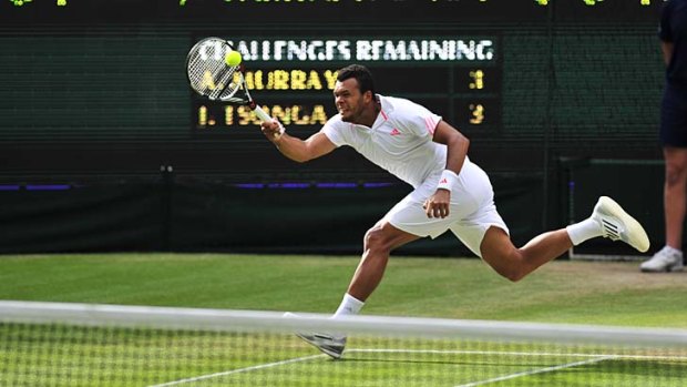 Jo-Wilfried Tsonga could not recover sufficiently after losing the first two sets.