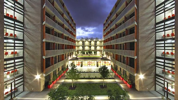 University Terraces: The latest expansion of UNSW student housing caters for 400 residents.