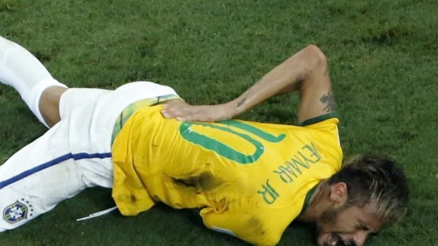 Injury blow: Brazil's creative force Neymar will miss the rest of the World Cup.