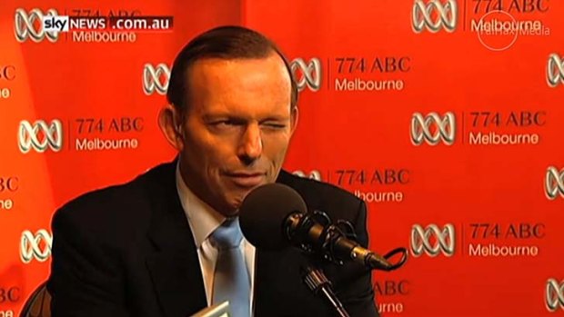 Tony Abbott's wink