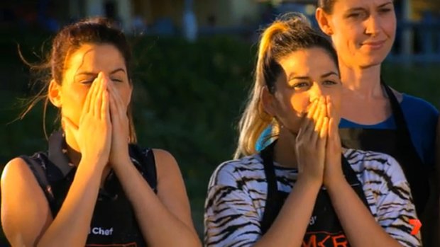 Who do you want to win in the MKR elimination? ... Twins Vikki and Helena or....