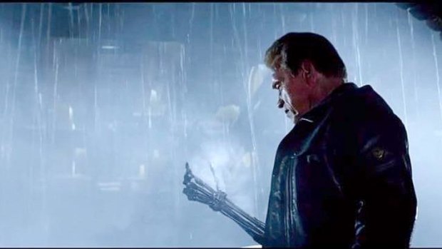 Arnie is revived in <i>Terminator</i> role, watch out for the full trailer tomorrow.