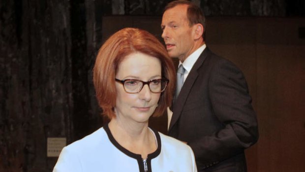 Prime Minister Julia Gillard and Opposition Leader Tony Abbott are engaged in brinkmanship over a levy to fund the NDIS.
