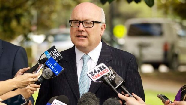 George Brandis says the inquiry would examine systematic abuse of the law and allegations of misconduct in the Health Services, Construction and Australian Workers unions.