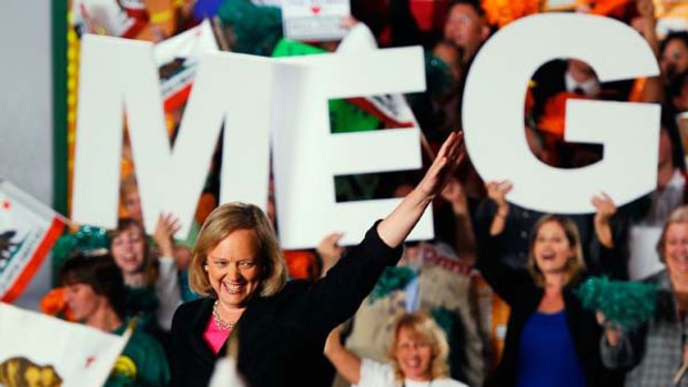 Meg Whitman is spending a record amount on her campaign.