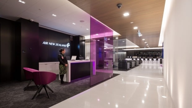 Air New Zealand's newly refurbished Sydney lounge features an exclusive VIP room.
