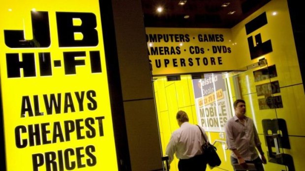 Its reliance on selling electronic imports sees JB Hi-Fi on the list.
