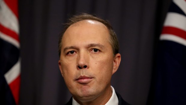 Immigration Minister Peter Dutton.