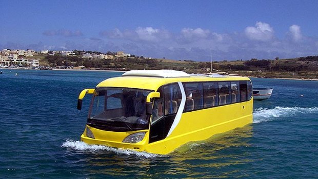 The 50-seat bus can operate during the day and at night, in fresh and salt water.