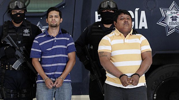 Suspect Julio de Jesus Radilla and two other suspects were picked up in the Gulf coast state of Veracruz.