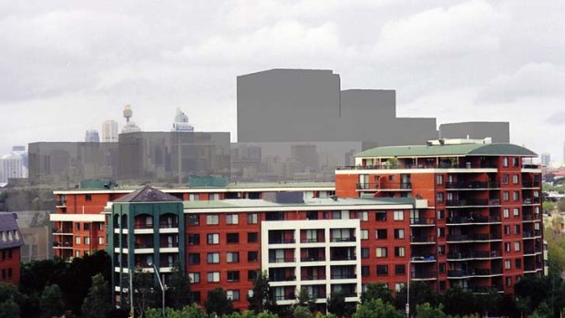 The  Ashmore   estate at Erskineville  ... city and state planners disagree over the  allowable density for its development.