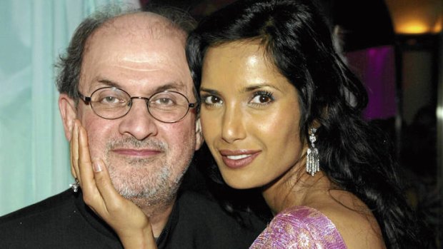 The love delusion … Salman Rushdie with Padma Lakshmi at Cannes in May 2004, a month after their marriage.