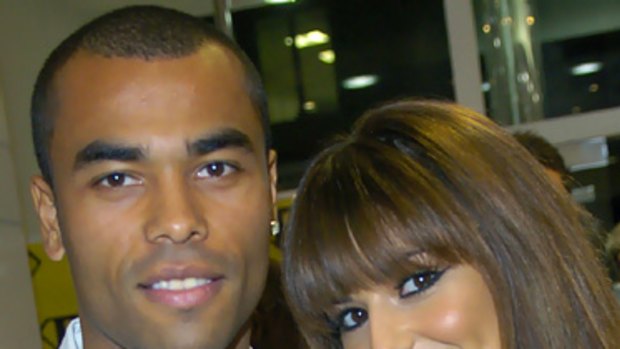 Split ... Ashley and Cheryl Cole.