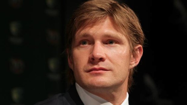 Calf injury ... Shane Watson is out of the first Test.
