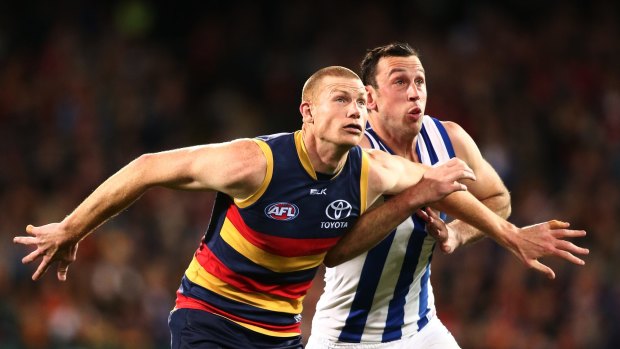 Firepower: Sam Jacobs, competing with Todd Goldstein, is key to the Crows' chances.
