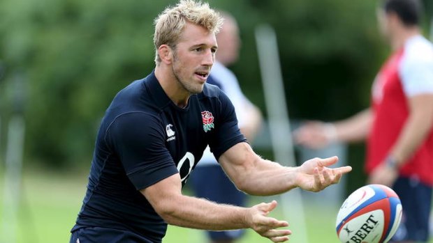 Nervous wait: Chris Robshaw's captaincy job is under threat from Tom Wood.