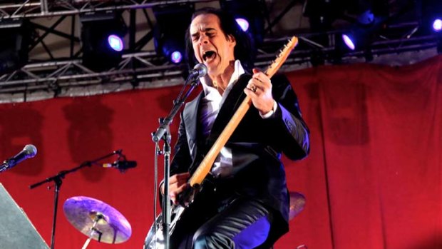 Screaming guitars &#8230; Nick Cave's outsized presence was an asset but Grinderman's set was overshadowed by acts such as Pnau and Cut Copy.