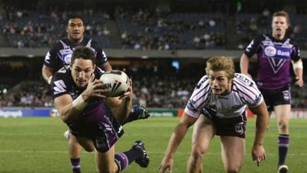 Out of action .... Billy Slater will miss Saturday's historic match.
