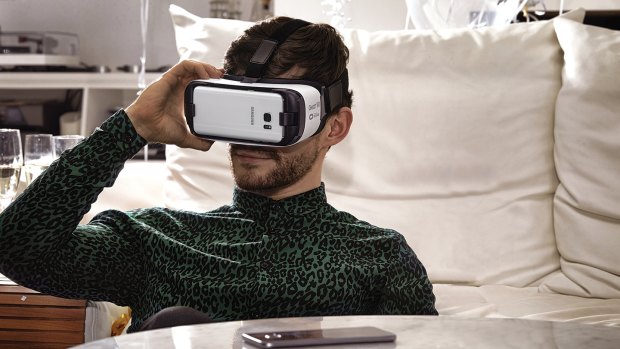 The S7 is compatible with Samsung's Gear VR virtual reality headset.