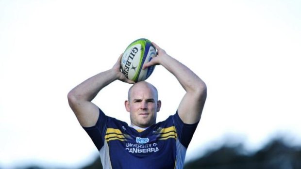 Contender: Stephen Moore is focused on the Brumbies' Super Rugby campaign and not the Wallabies.