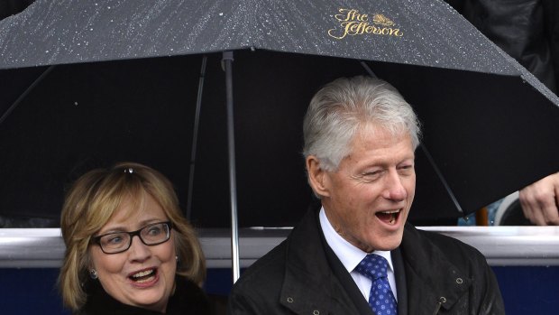 Hillary and Bill  Clinton.