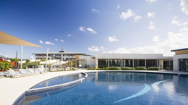 Inviting ... Mantra Kooindah Waters Resort's expansive pool.