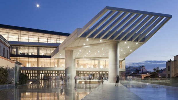 The new Acropolis Museum.