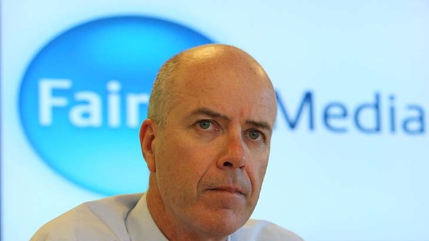 Chief Executive Greg Hywood says the decision to outsource subediting is not related to Fairfax Media's earning downgrade.