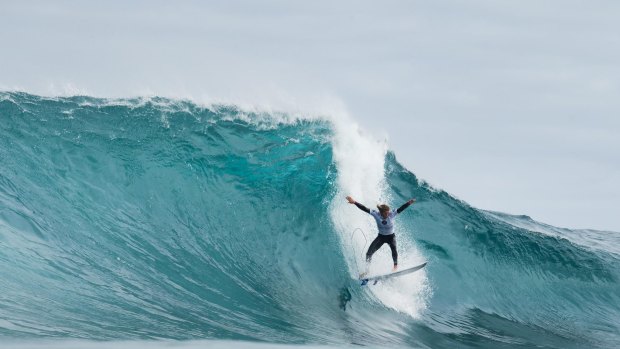 There were some massive wipeouts among huge waves at the Margaret River Pro.