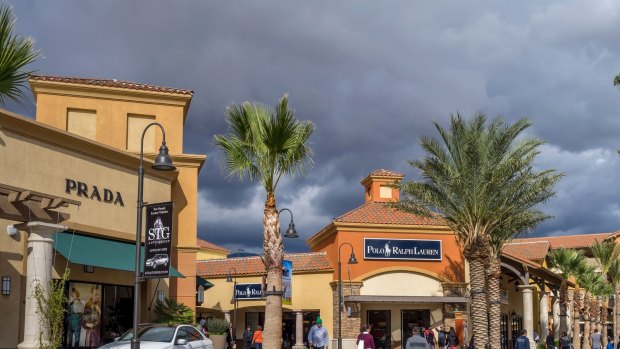 Cabazon outlet mall near Palm Springs.